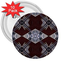 Ladder Against Wall Abstract Alternative Version 3  Buttons (10 Pack)  by Simbadda