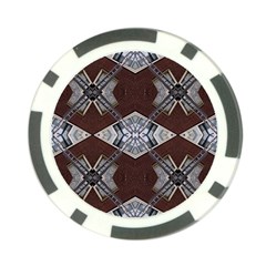 Ladder Against Wall Abstract Alternative Version Poker Chip Card Guard by Simbadda