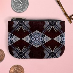 Ladder Against Wall Abstract Alternative Version Mini Coin Purses by Simbadda