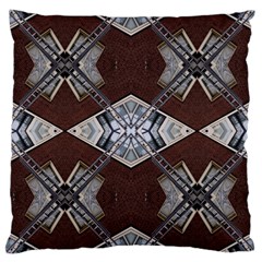 Ladder Against Wall Abstract Alternative Version Large Cushion Case (one Side) by Simbadda