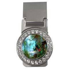 Beautiful Peacock Colorful Money Clips (cz)  by Simbadda