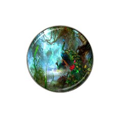 Beautiful Peacock Colorful Hat Clip Ball Marker by Simbadda