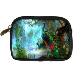 Beautiful Peacock Colorful Digital Camera Cases by Simbadda