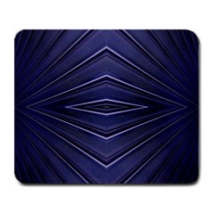 Blue Metal Abstract Alternative Version Large Mousepads by Simbadda