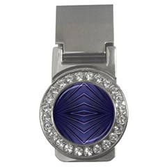 Blue Metal Abstract Alternative Version Money Clips (CZ) 