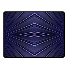 Blue Metal Abstract Alternative Version Fleece Blanket (Small)