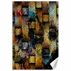 Fabric Weave Canvas 24  X 36  by Simbadda