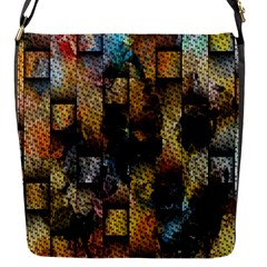 Fabric Weave Flap Messenger Bag (s) by Simbadda