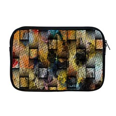 Fabric Weave Apple Macbook Pro 17  Zipper Case by Simbadda