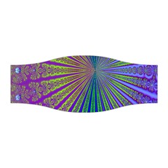 Blue Fractal That Looks Like A Starburst Stretchable Headband