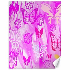 Butterfly Cut Out Pattern Colorful Colors Canvas 18  X 24   by Simbadda