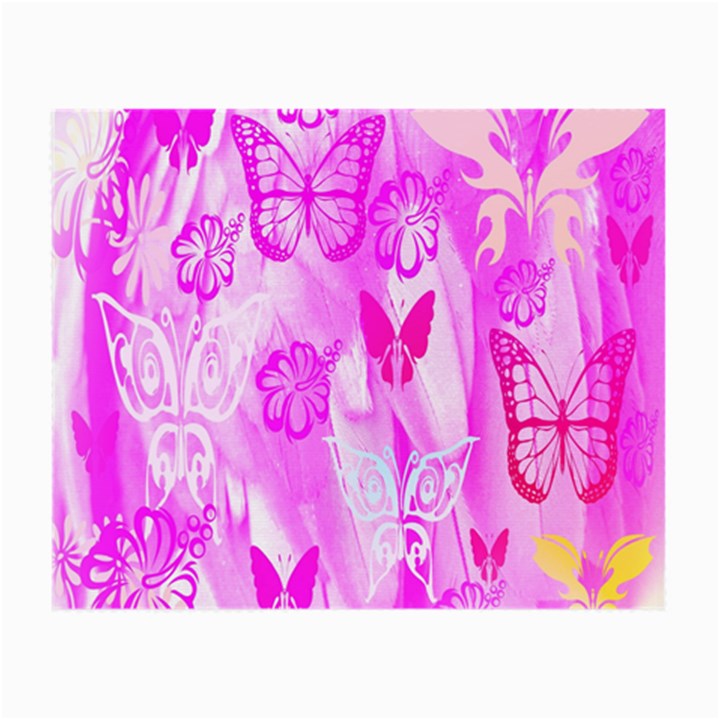 Butterfly Cut Out Pattern Colorful Colors Small Glasses Cloth (2-Side)