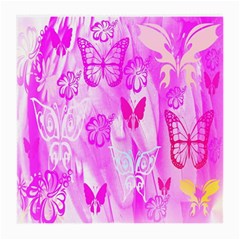 Butterfly Cut Out Pattern Colorful Colors Medium Glasses Cloth by Simbadda