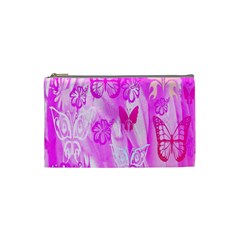 Butterfly Cut Out Pattern Colorful Colors Cosmetic Bag (small)  by Simbadda