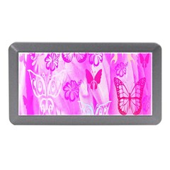 Butterfly Cut Out Pattern Colorful Colors Memory Card Reader (mini) by Simbadda