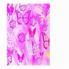 Butterfly Cut Out Pattern Colorful Colors Small Garden Flag (two Sides) by Simbadda