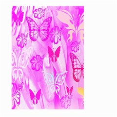 Butterfly Cut Out Pattern Colorful Colors Large Garden Flag (two Sides) by Simbadda