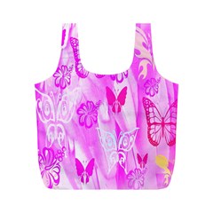 Butterfly Cut Out Pattern Colorful Colors Full Print Recycle Bags (m)  by Simbadda