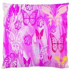 Butterfly Cut Out Pattern Colorful Colors Standard Flano Cushion Case (one Side) by Simbadda