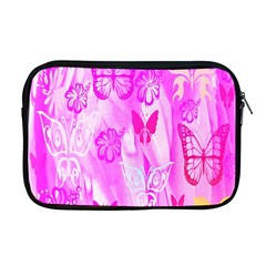 Butterfly Cut Out Pattern Colorful Colors Apple Macbook Pro 17  Zipper Case by Simbadda