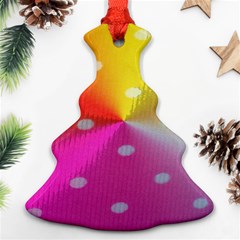 Polka Dots Pattern Colorful Colors Ornament (christmas Tree)  by Simbadda