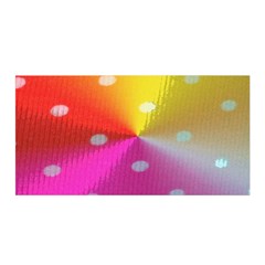 Polka Dots Pattern Colorful Colors Satin Wrap by Simbadda