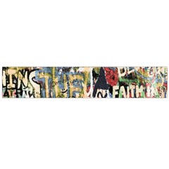 Graffiti Wall Pattern Background Flano Scarf (large)