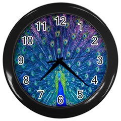 Amazing Peacock Wall Clocks (black) by Simbadda