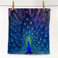 Amazing Peacock Face Towel by Simbadda