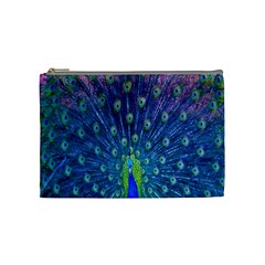 Amazing Peacock Cosmetic Bag (medium)  by Simbadda