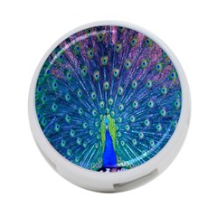 Amazing Peacock 4-port Usb Hub (one Side) by Simbadda