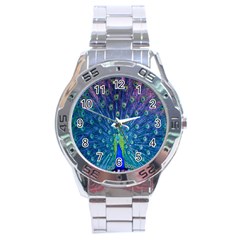 Amazing Peacock Stainless Steel Analogue Watch by Simbadda