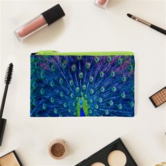 Amazing Peacock Cosmetic Bag (xs) by Simbadda