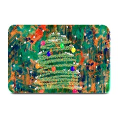 Watercolour Christmas Tree Painting Plate Mats by Simbadda