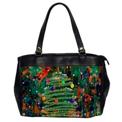 Watercolour Christmas Tree Painting Office Handbags by Simbadda