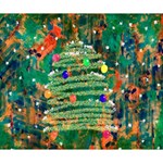 Watercolour Christmas Tree Painting Deluxe Canvas 14  x 11  14  x 11  x 1.5  Stretched Canvas