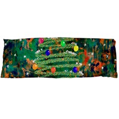 Watercolour Christmas Tree Painting Body Pillow Case Dakimakura (two Sides) by Simbadda