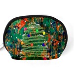 Watercolour Christmas Tree Painting Accessory Pouches (Medium)  Back