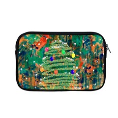 Watercolour Christmas Tree Painting Apple Macbook Pro 13  Zipper Case by Simbadda