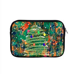 Watercolour Christmas Tree Painting Apple Macbook Pro 15  Zipper Case by Simbadda