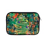 Watercolour Christmas Tree Painting Apple MacBook Pro 15  Zipper Case Front