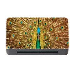 Peacock Bird Feathers Memory Card Reader With Cf by Simbadda