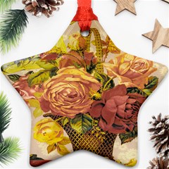 Victorian Background Star Ornament (two Sides) by Simbadda