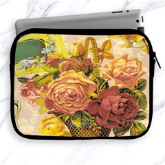 Victorian Background Apple Ipad 2/3/4 Zipper Cases by Simbadda