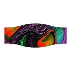 Peacock Feather Rainbow Stretchable Headband by Simbadda