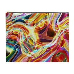 Colourful Abstract Background Design Cosmetic Bag (xl) by Simbadda