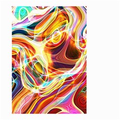 Colourful Abstract Background Design Small Garden Flag (two Sides) by Simbadda