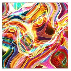 Colourful Abstract Background Design Large Satin Scarf (square) by Simbadda