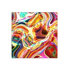 Colourful Abstract Background Design Satin Bandana Scarf by Simbadda