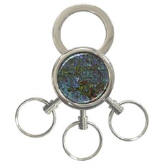 Stone Paints Texture Pattern 3-ring Key Chains by Simbadda